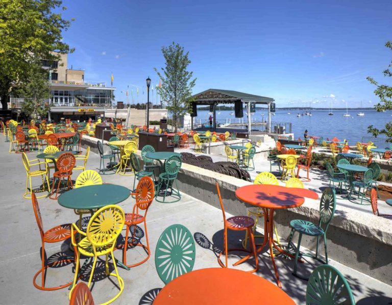 lakeside memorial terrace facing the waterfront