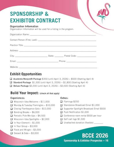 screenshot of the prospectus contract